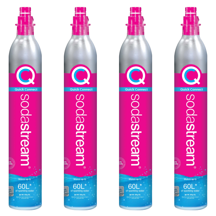 (QUICK CONNECT) - CO2 Gas Cylinder Refill 425g - Makes up to 60L Sparkling Water