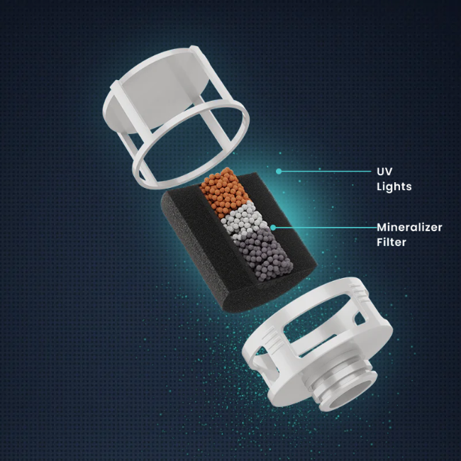 Carbon8 Filter Mineralized Water Cartridge and Chlorine Filter