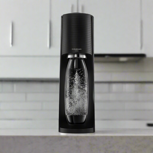 SodaStream Terra – Easy One-Touch, 60L CO2 & 1L Bottle
