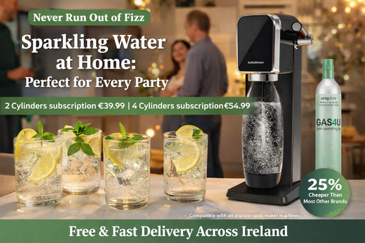Turn Every Sip Into Sparkle: Why Our gas4u CO₂ Cylinder Is Ireland’s Top Choice for Homemade Sparkling Water