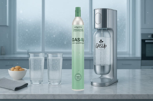 GAS4U CO₂ Cylinder for Sparkling Water: 25% Cheaper, Universal Fit &amp; Perfect for Christmas Parties