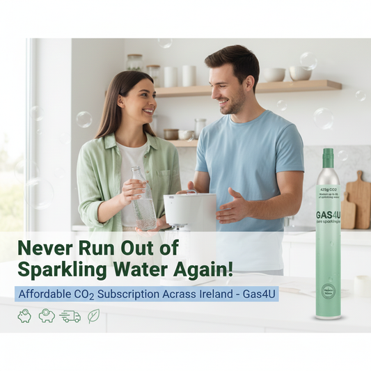 Why a CO₂ Soda Gas Cylinder Subscription Is the Smartest Choice for Irish Sparkling Water Lovers