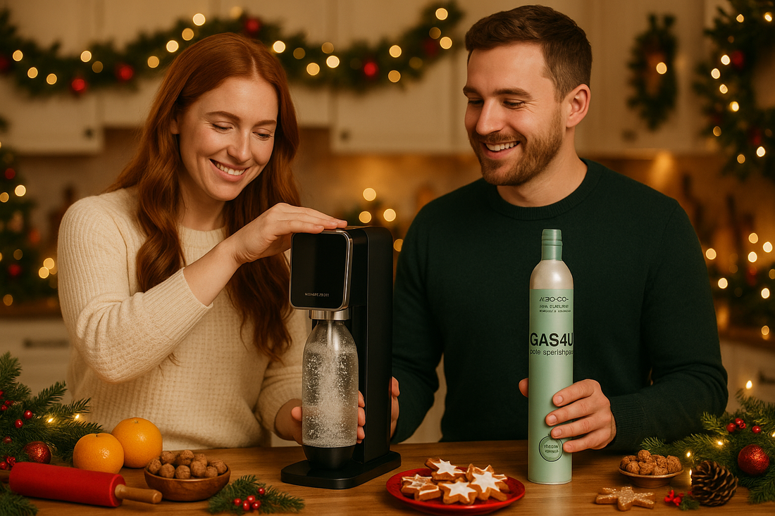 🎄 Fizz Up Your Christmas: DIY Sparkling Cocktails & Mocktails with CO₂ Soda Gas