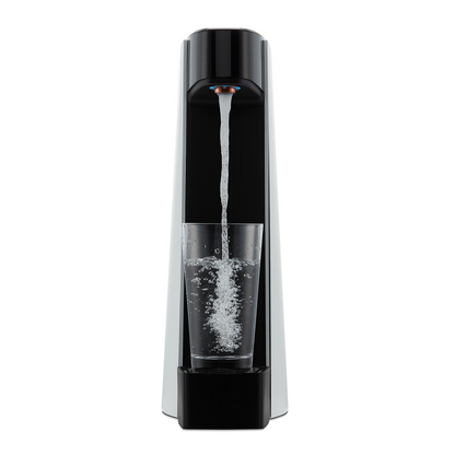 Carbon8 - One Touch Sparkling Water Maker - Silver - C8-01-AL