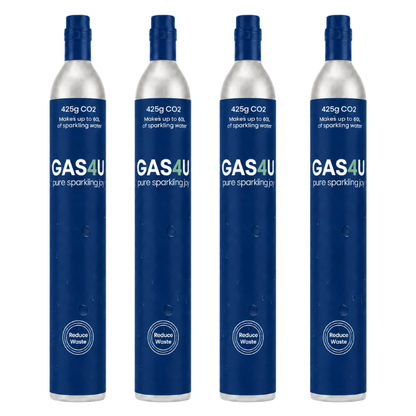 GAS4U CO₂ Cylinder 425g (Quick Connect)