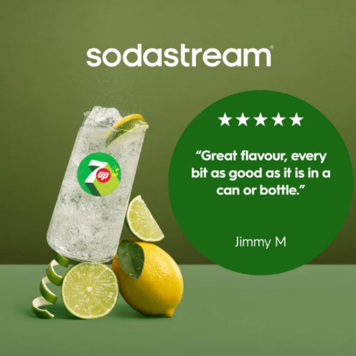 Sodastream 7UP Free Syrup 440ml - Makes up to 9L, Zero Sugar