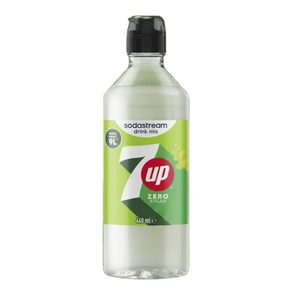 Sodastream 7UP Free Syrup 440ml - Makes up to 9L, Zero Sugar