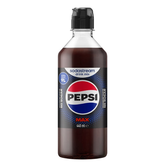 Sodastream Pepsi Max Syrup 440ml - Makes up to 9L