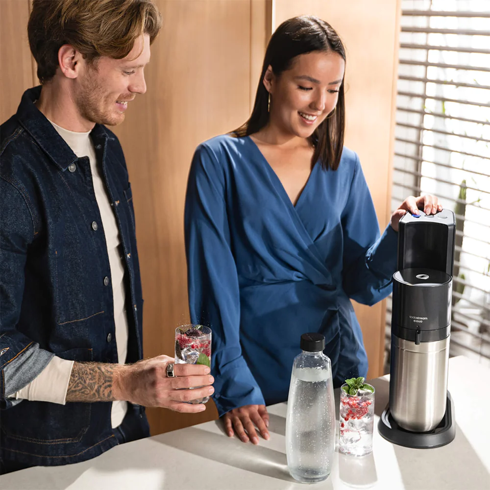 SodaStream DUO Sparkling Water Maker Kit - CO2 & Bottles