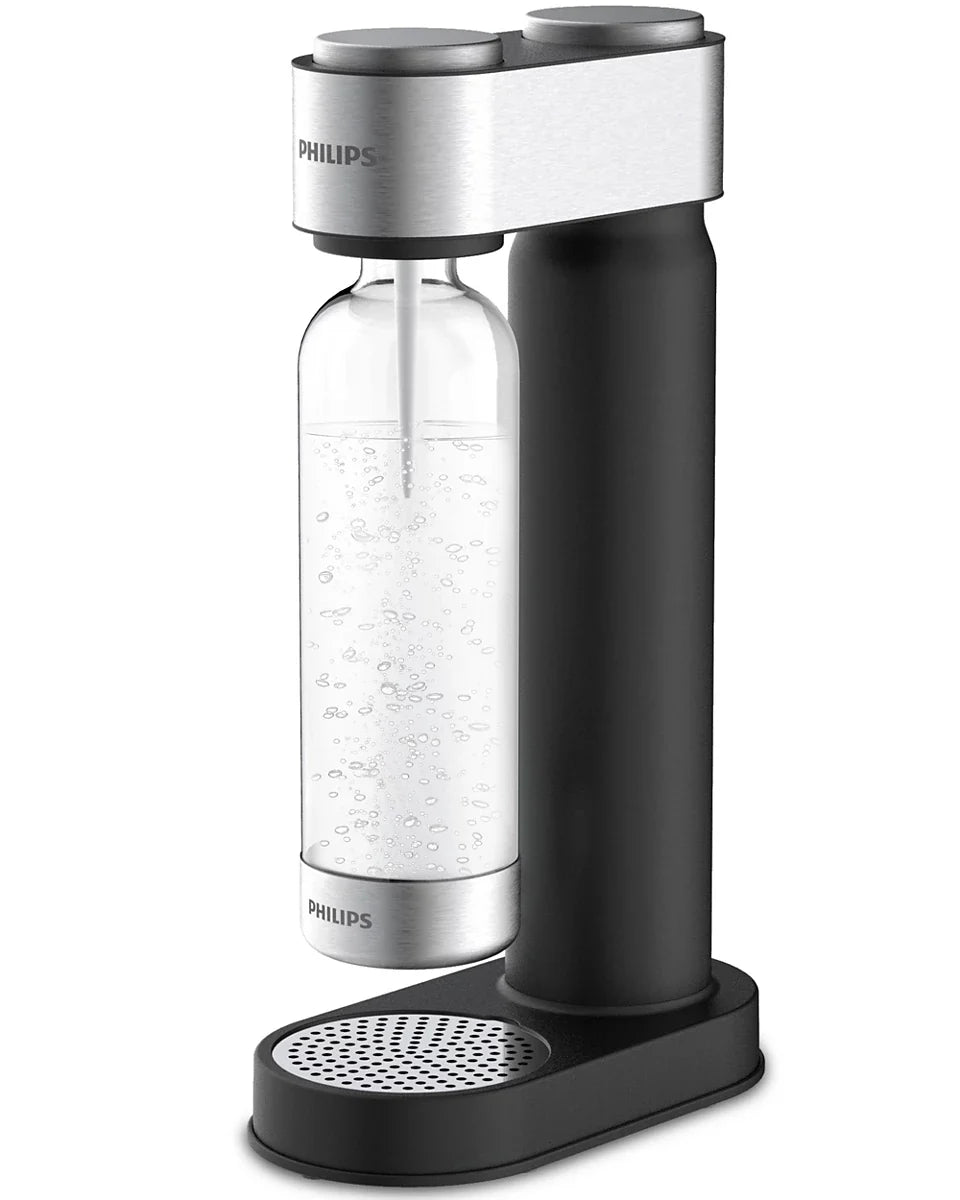 Philips Premium GoZero Soda maker, 1 bottle, 1 CO2 Cylinder - Metal