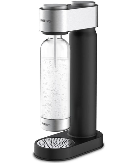 Philips Premium GoZero Soda maker, 1 bottle, 1 CO2 Cylinder - Metal