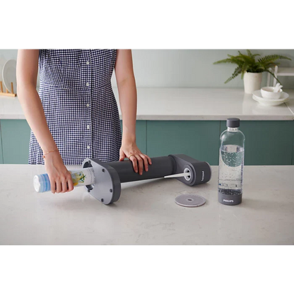 Philips GoZero LITE Soda maker +Bottle +CO2 Cylinder - Grey