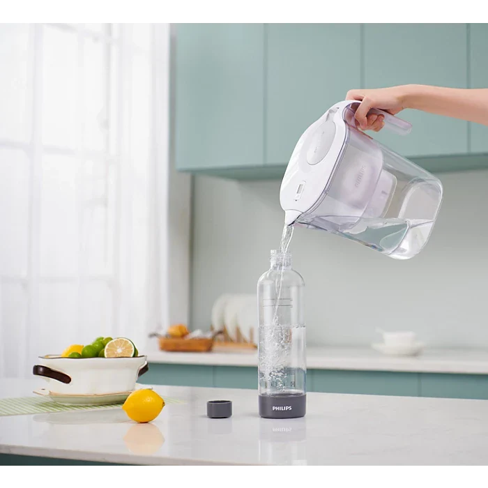 Philips GoZero LITE Soda maker +Bottle +CO2 Cylinder - Grey