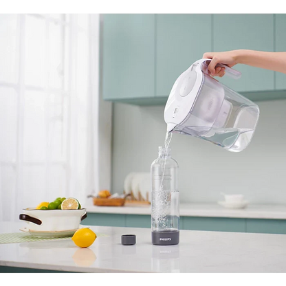 Philips GoZero LITE Soda maker +Bottle +CO2 Cylinder - Grey