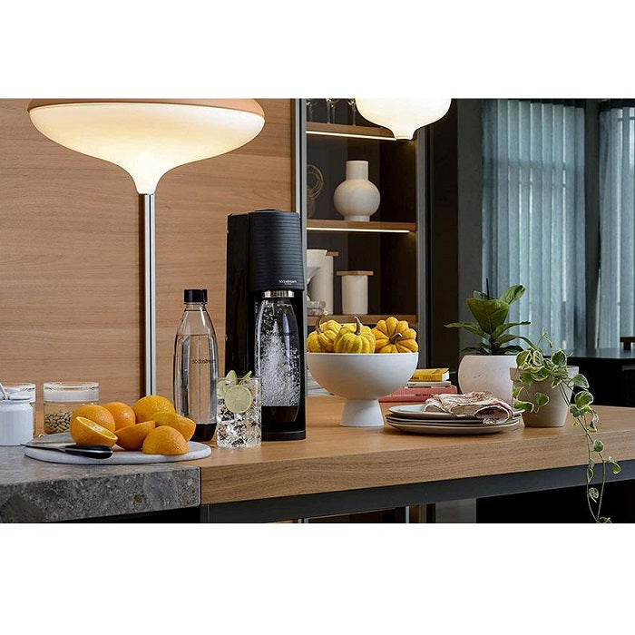 SodaStream Terra – Easy One-Touch, 60L CO2 & 1L Bottle